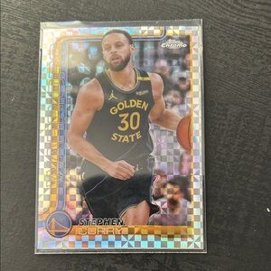 Golden State Warriors Steph Curry X-Fractor Topps Chrome